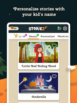 Storiezzz Personalized tales android App screenshot 6